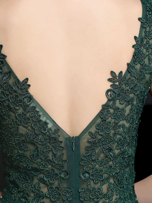 Sexy Elegant Luxury Wedding Evening Long Dresses for Women Rhinestone Prom Party Dresses Summer Dress